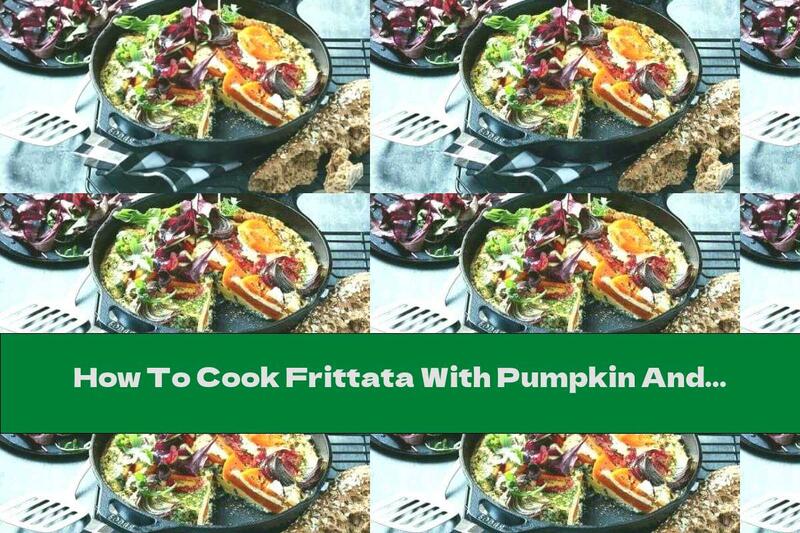 How To Cook Frittata With Pumpkin And Dried Tomatoes - Recipe