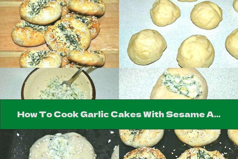 How To Cook Garlic Cakes With Sesame And Butter - Recipe