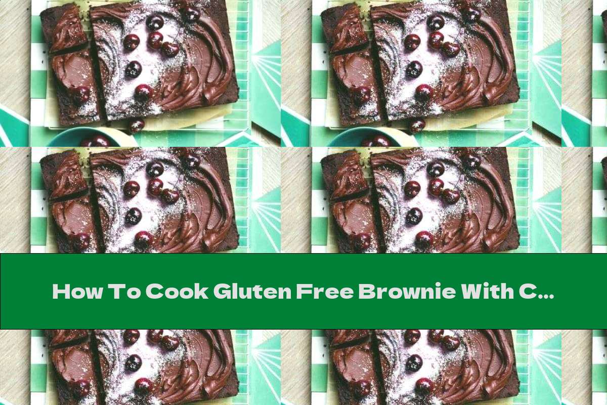 How To Cook Gluten Free Brownie With Coconut And Cherries - Recipe