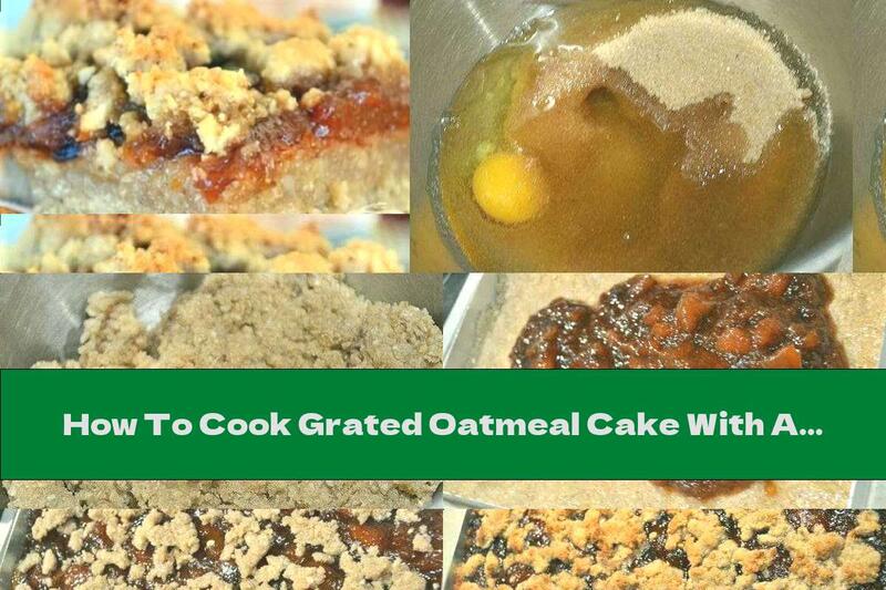 How To Cook Grated Oatmeal Cake With Almonds - Recipe