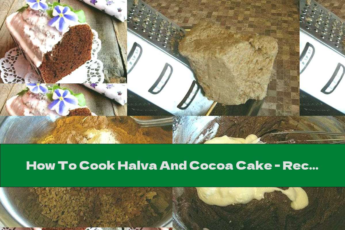 How To Cook Halva And Cocoa Cake Recipe This Nutrition