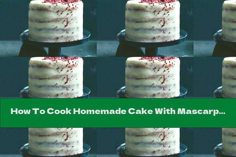 How To Cook Homemade Cake With Mascarpone, Coconut And Raspberry Cream - Recipe