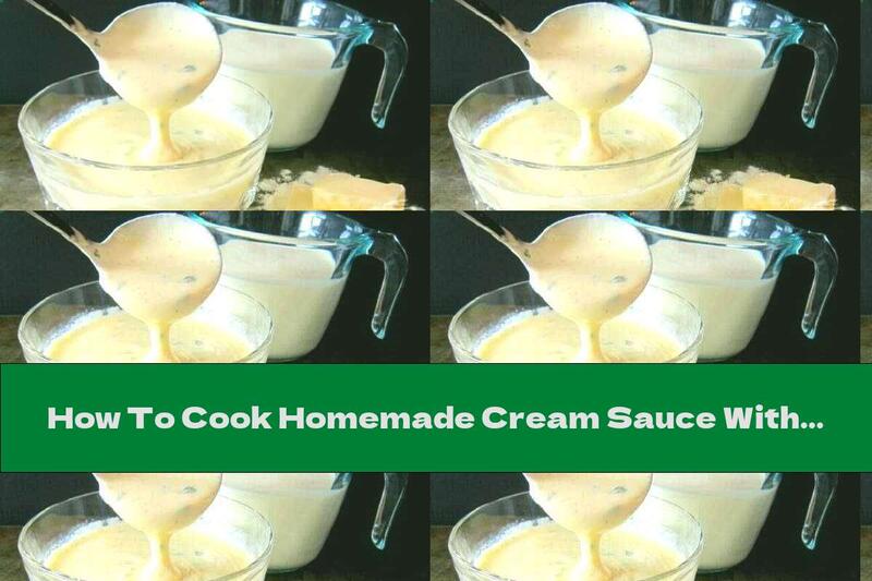How To Cook Homemade Cream Sauce With Pizza Eggs - Recipe