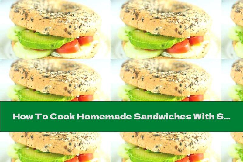 How To Cook Homemade Sandwiches With Seeds, Avocado And Cream Cheese Mousse With Dill - Recipe