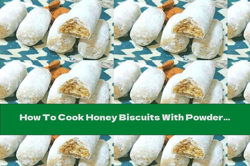 How To Cook Honey Biscuits With Powdered Sugar And Almonds - Recipe