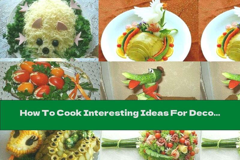 How To Cook Interesting Ideas For Decorating Salads For The Holiday Table - Part Four - Recipe