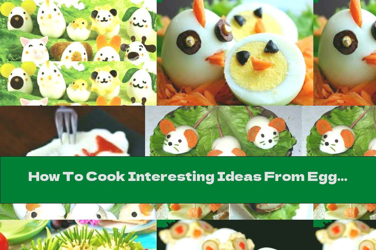 How To Cook Interesting Ideas From Eggs For Decorating Dishes - Part One - Recipe