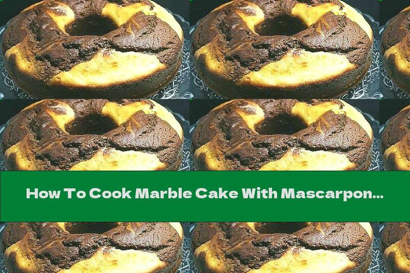 How To Cook Marble Cake With Mascarpone, Chocolate And Lemon - Recipe