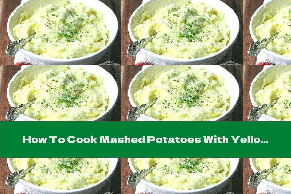 How To Cook Mashed Potatoes With Yellow Cheese, Garlic And Green Onions - Recipe
