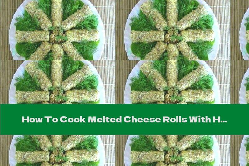 How To Cook Melted Cheese Rolls With Ham, Eggs And Walnuts - Recipe
