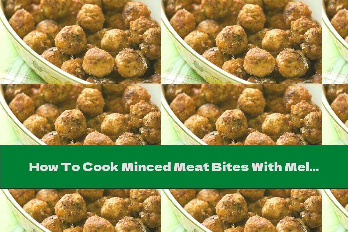How To Cook Minced Meat Bites With Melted Cheese And Garlic - Recipe