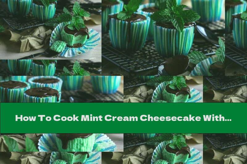 How To Cook Mint Cream Cheesecake With Chocolate Glaze - Recipe