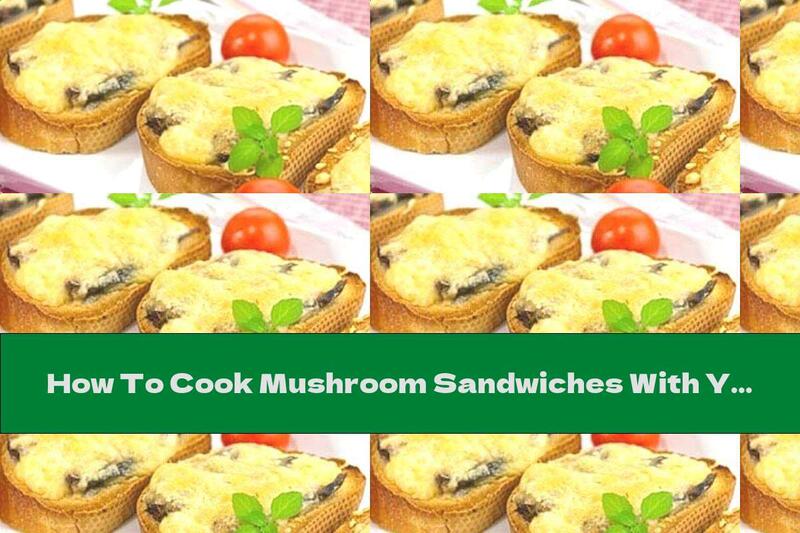 How To Cook Mushroom Sandwiches With Yellow Cheese - Recipe
