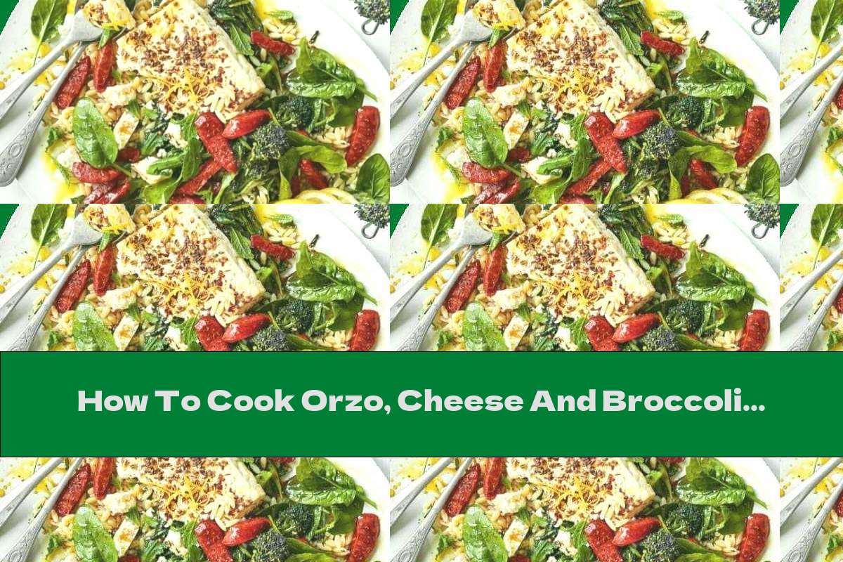 How To Cook Orzo, Cheese And Broccoli Pasta Salad Recipe This Nutrition