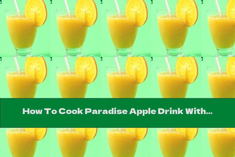 How To Cook Paradise Apple Drink With Almond Milk, Dates And Ginger - Recipe
