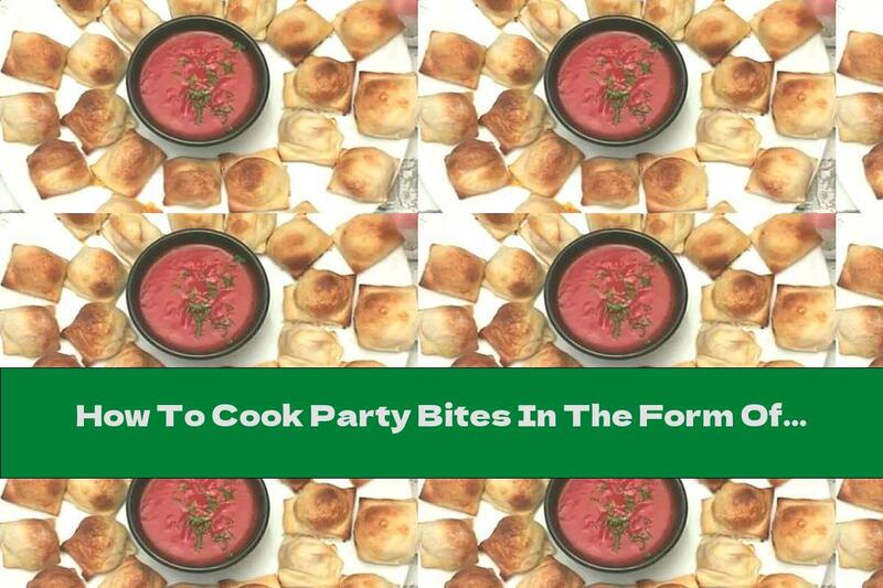 How To Cook Party Bites In The Form Of Ice Cubes With A Delicious Filling - Recipe