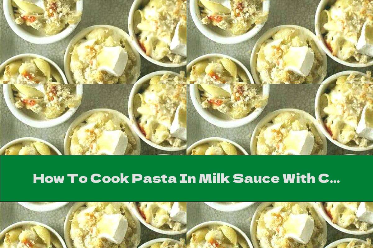 How To Cook Pasta In Milk Sauce With Cream Cheese And Crab Rolls