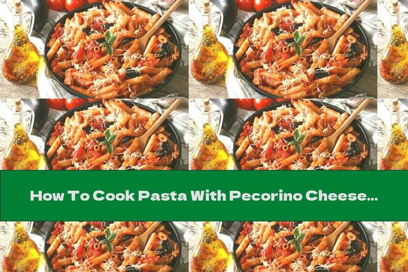 How To Cook Pasta With Pecorino Cheese, Eggplant, Tomatoes And Garlic - Recipe