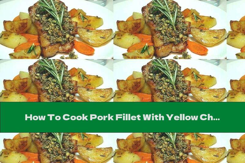 How To Cook Pork Fillet With Yellow Cheese, Walnuts And Vegetable Garnish - Recipe