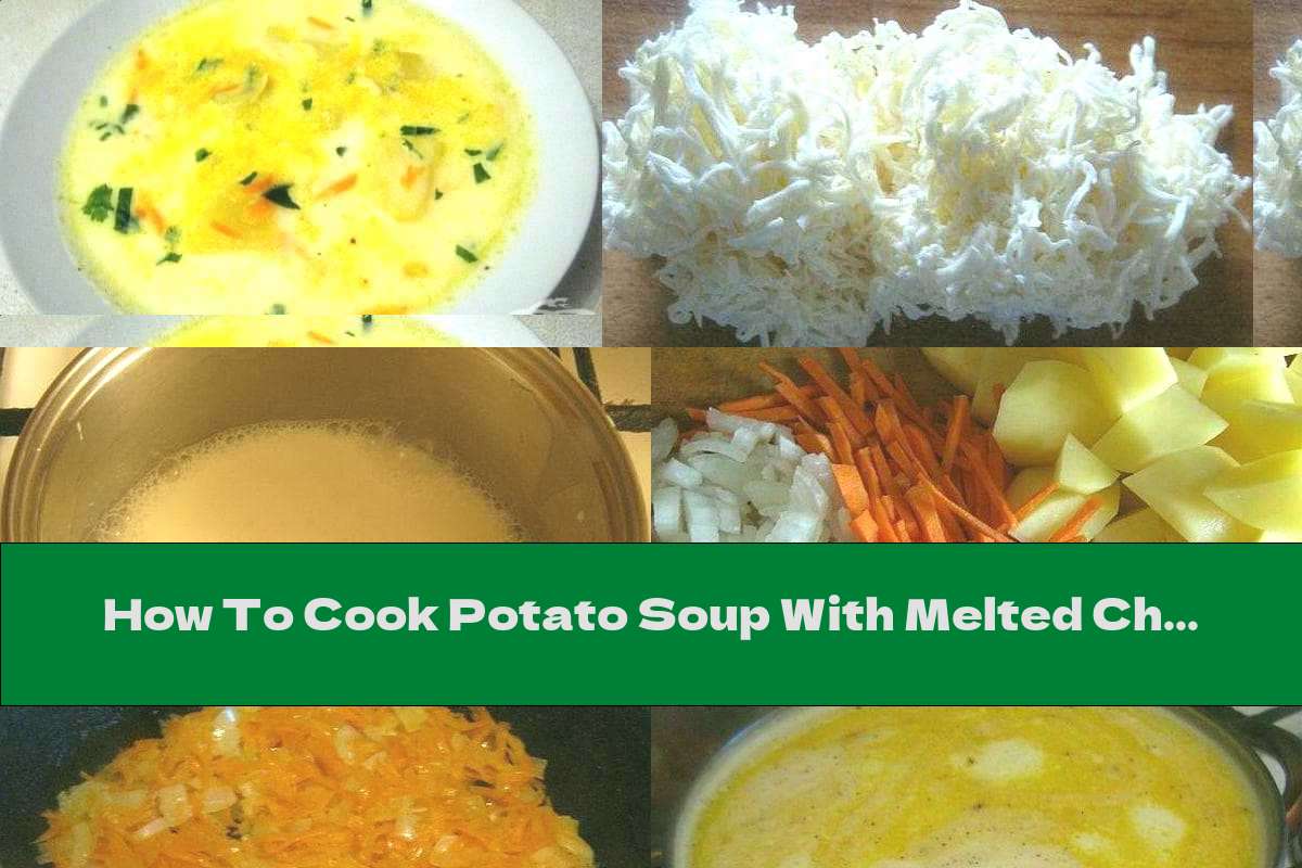 How To Cook Potato Soup With Melted Cheese And Noodles Recipe This