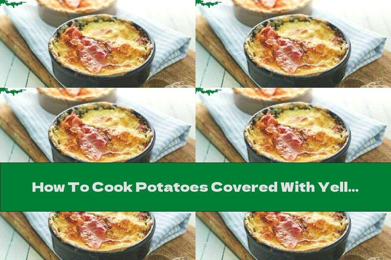 How To Cook Potatoes Covered With Yellow Cheese And Bacon - Recipe