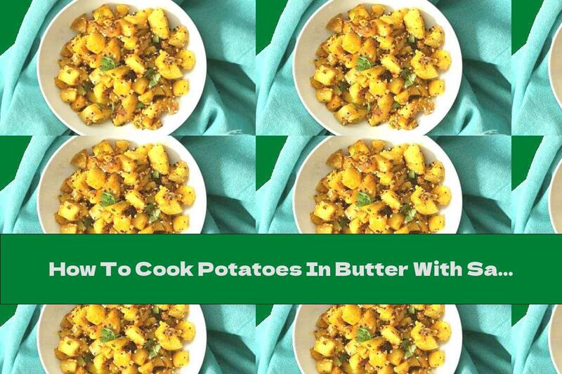 How To Cook Potatoes In Butter With Saffron, Wine And Seeds - Recipe
