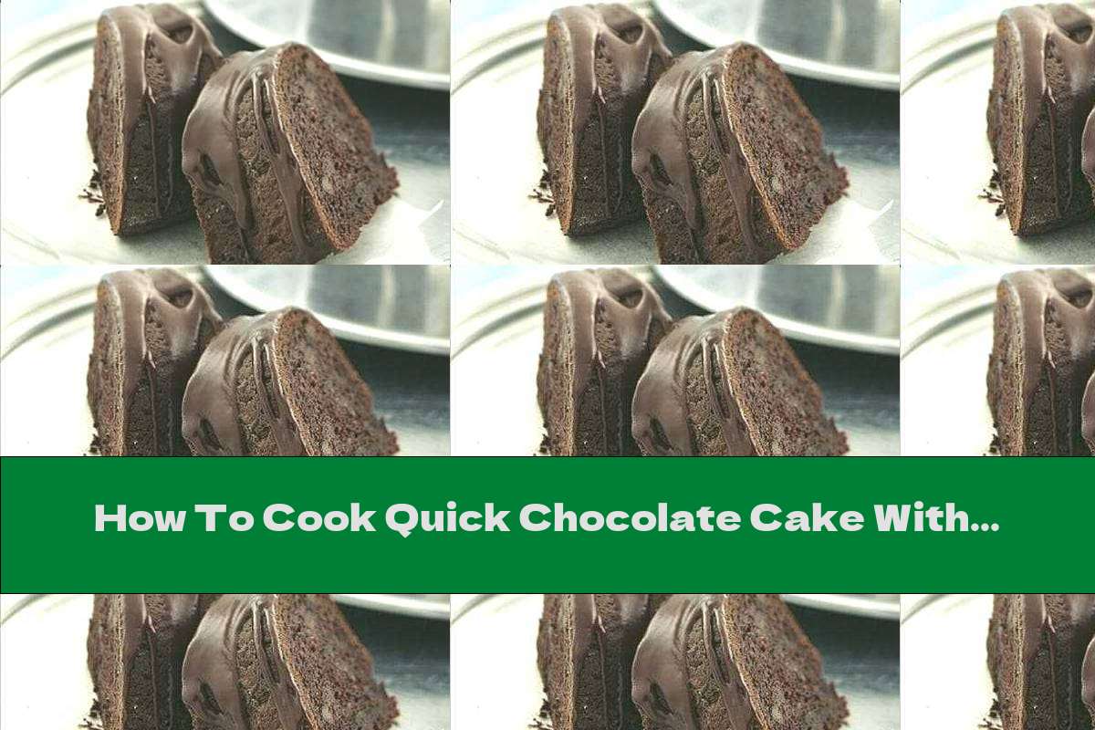 How To Cook Quick Chocolate Cake With Icing - Recipe