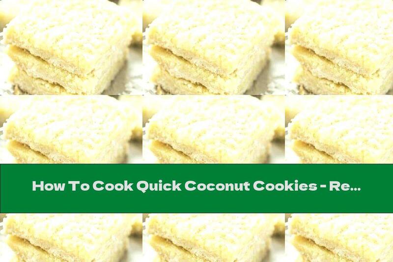 How To Cook Quick Coconut Cookies - Recipe