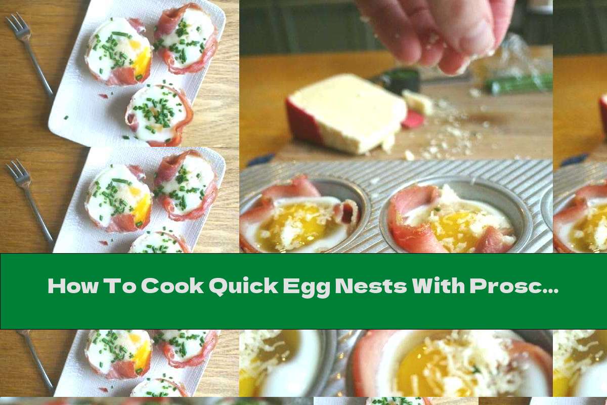 How To Cook Quick Egg Nests With Prosciutto And Parmesan - Recipe