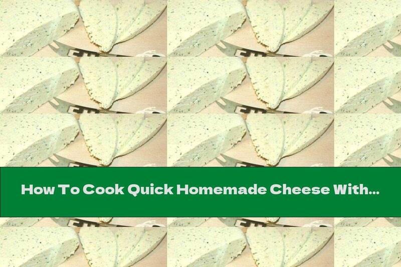 How To Cook Quick Homemade Cheese With Parsley And Garlic - Recipe