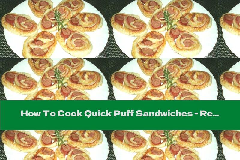 How To Cook Quick Puff Sandwiches - Recipe
