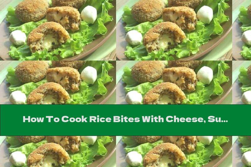 How To Cook Rice Bites With Cheese, Sun-dried Tomatoes And Basil - Recipe