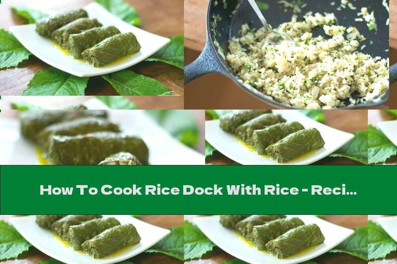 How To Cook Rice Dock With Rice - Recipe