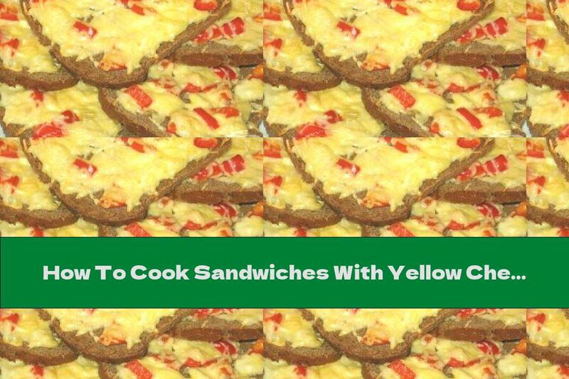 How To Cook Sandwiches With Yellow Cheese, Eggs And Garlic - Recipe