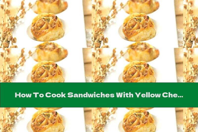 How To Cook Sandwiches With Yellow Cheese, Ketchup And Pickles - Recipe