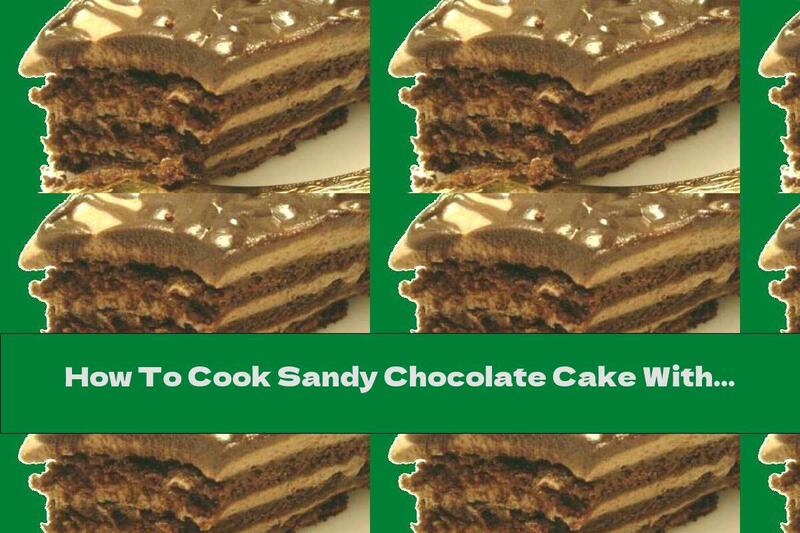 How To Cook Sandy Chocolate Cake With Cream And Icing - Recipe