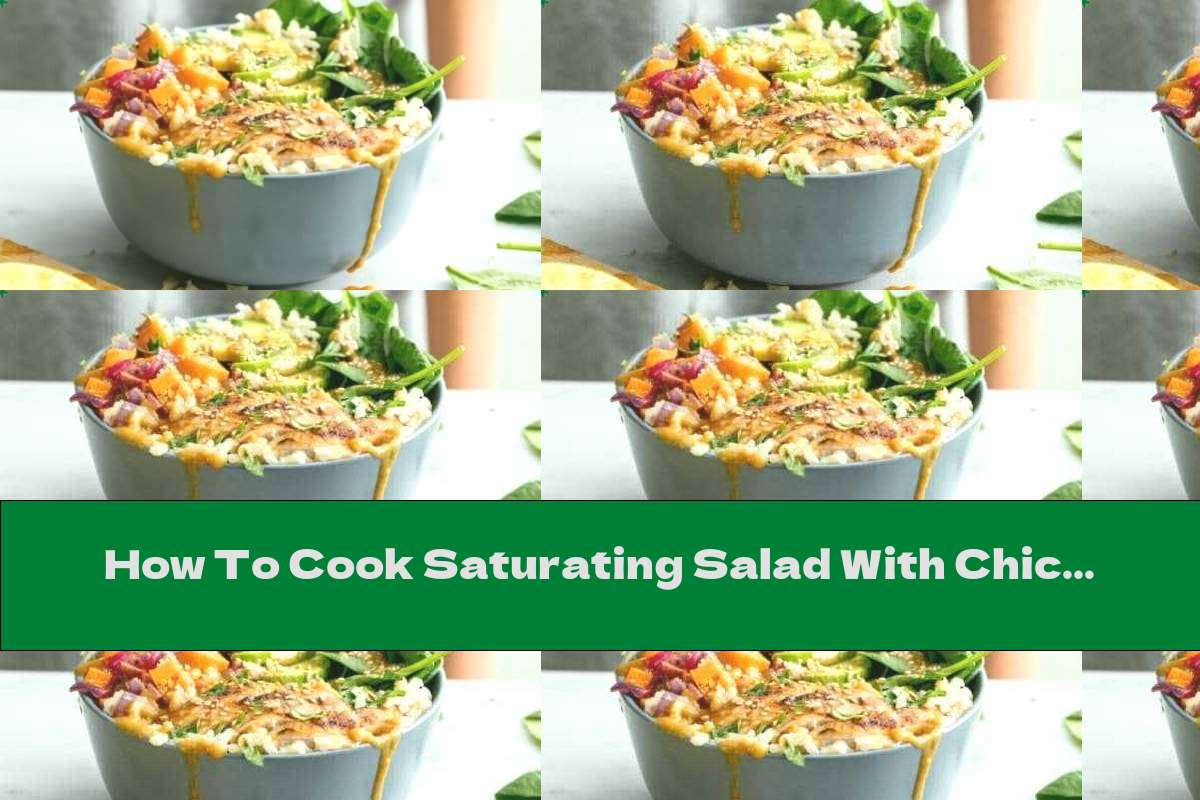 How To Cook Saturating Salad With Chicken And Peanut Butter Dressing - Recipe