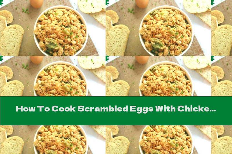 How To Cook Scrambled Eggs With Chicken Fillet And Peppers - Recipe