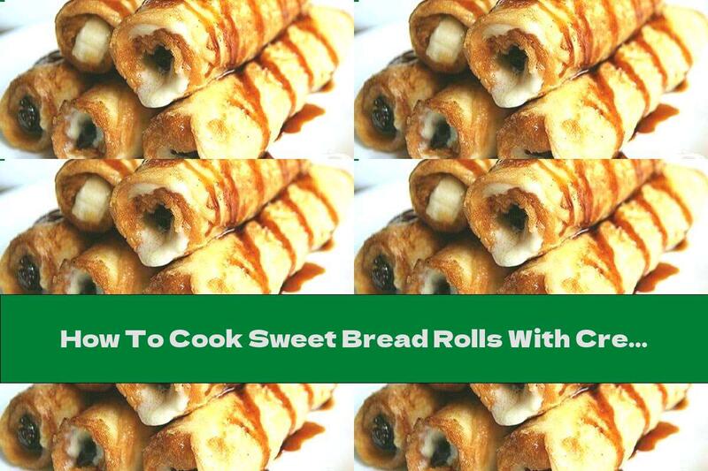 How To Cook Sweet Bread Rolls With Cream Cheese And Prunes - Recipe