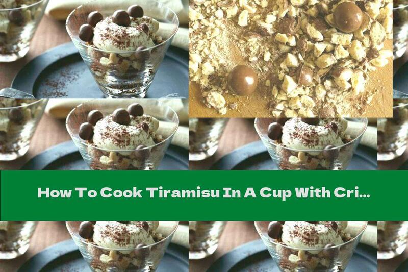 How To Cook Tiramisu In A Cup With Crispy Chocolates - Recipe