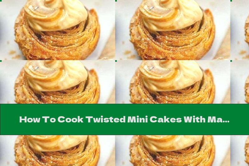 How To Cook Twisted Mini Cakes With Mascarpone Cream - Recipe