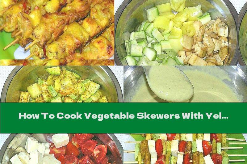 How To Cook Vegetable Skewers With Yellow Cheese In Batter - Recipe