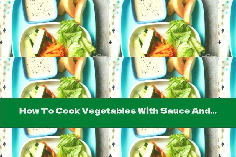 How To Cook Vegetables With Sauce And Apple Slices - Recipe