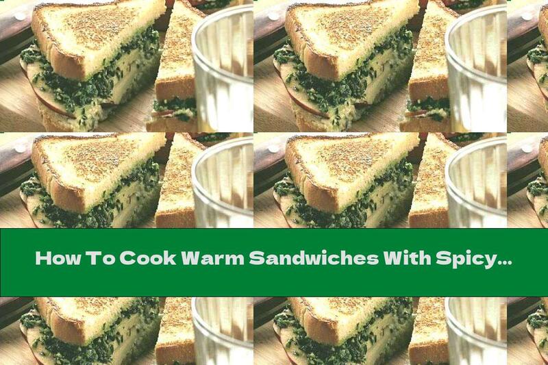 How To Cook Warm Sandwiches With Spicy Cheese, Apple And Walnuts - Recipe