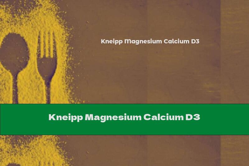 Kneipp Magnesium Calcium D3