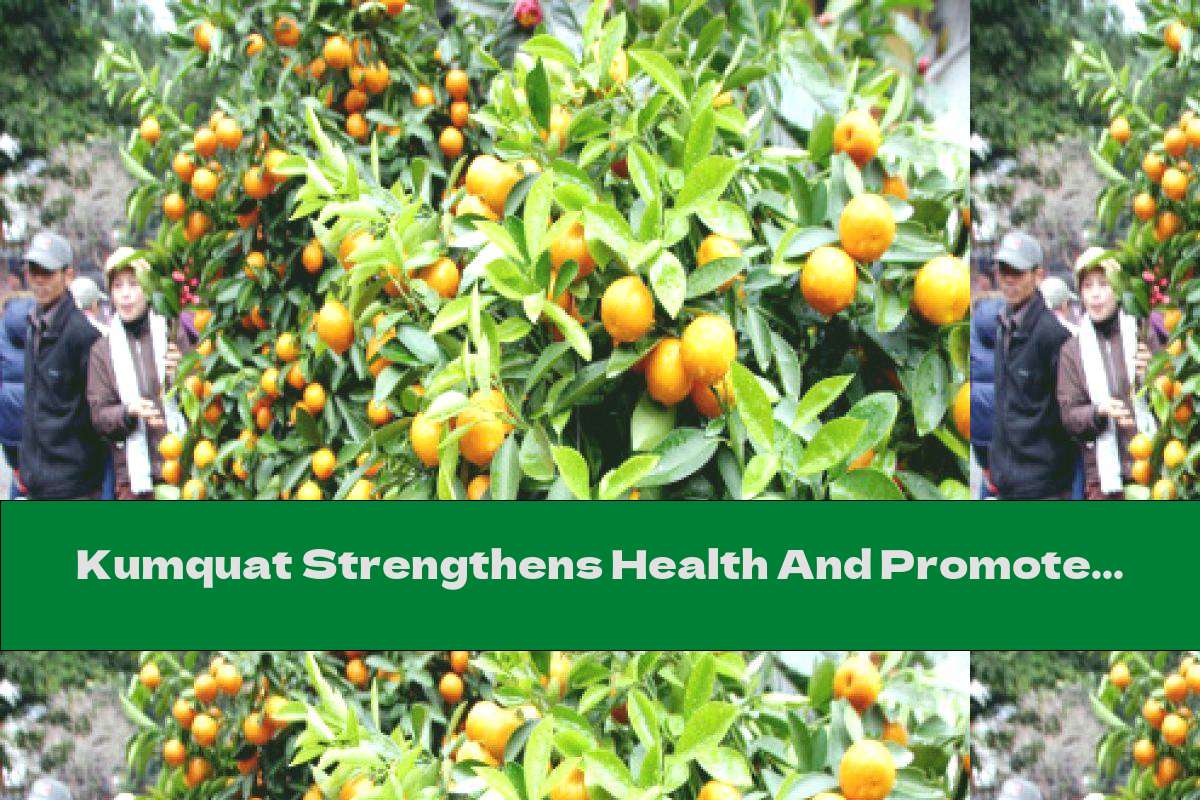 Kumquat Strengthens Health And Promotes Weight Loss