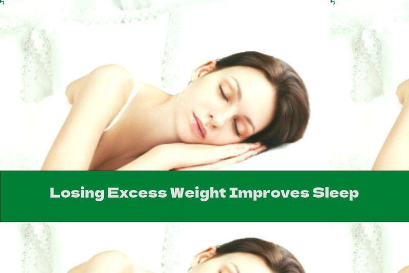 Losing Excess Weight Improves Sleep