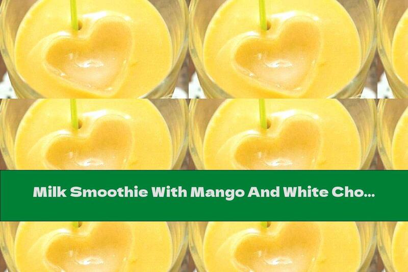 Milk Smoothie With Mango And White Chocolate