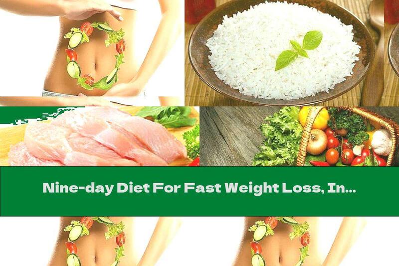 Nine-day Diet For Fast Weight Loss, Including Honey