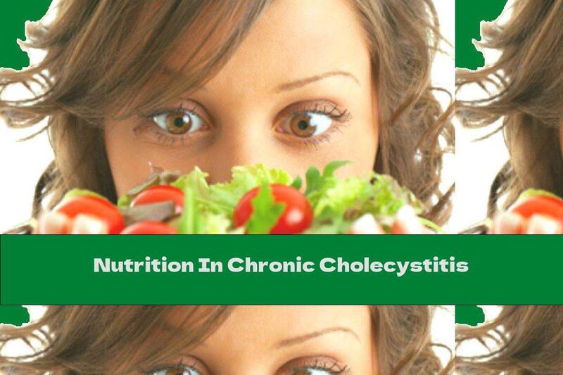 Nutrition In Chronic Cholecystitis